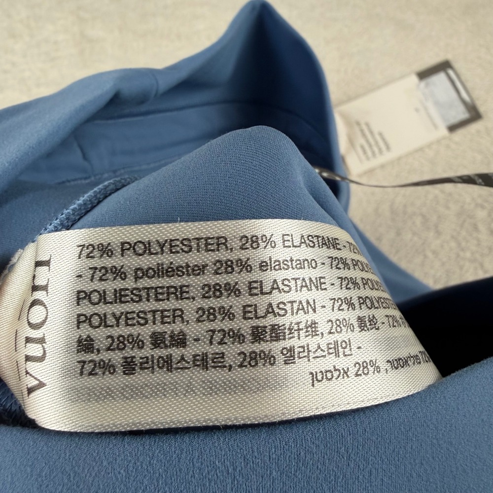 Vuori Daily Legging Azure Blue High Rise Drawstring Jogger Cuffs Womens M NEW - Picture 6 of 8